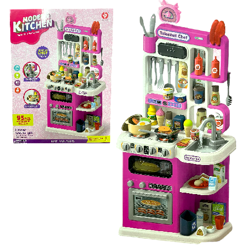 Y 922-183 COCINA C/ 95 ACCESORIOS C/ AGUA, SONIDO, LUZ Y SPRAY Medida Empaque
