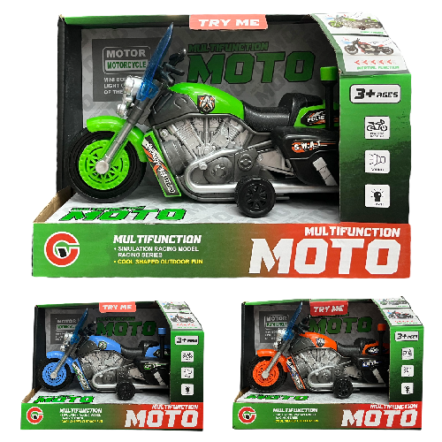 Y 9866-2C MOTO C/ SONIDO Y LUZ Medida Empaque 19x25.5x11.5cm