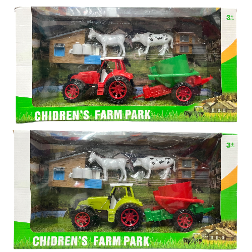 Y 0488-271 TRACTOR C/ ACCESORIOS Medida Empaque 21.5x11.5x41.5cm