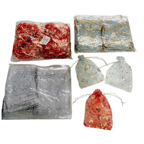 M J1601 BOLSA CHICA NAVIDEÑA PAQ* 50pzs 13x10cm