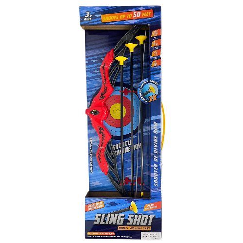 Y 33015 JUEGO DE ARCO Y FLECHA Medida Empaque 61x21x4cm