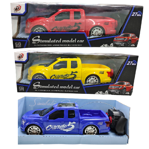 Y 888-13 CAMIONETA CONTROL REMOTO C/ LUZ, 4 canales Med. Emp. 10x29x11cm