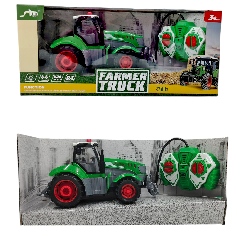 Y QH205 TRACTOR CONTROL REMOTO C/ LUZ, 4 CANALES Med. Emp. 15.5x34x11.5cm