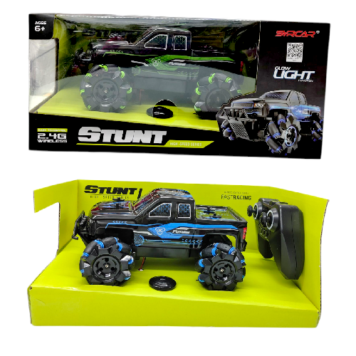 Y 666-764 CAMIONETA STUNT C/ LUZ CONTROL REMOTO 16.5x35x20cm