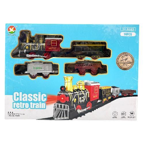 Y 699-76A TREN C/ 14pzs C/ LUZ, SONIDO Y MOVIMIENTO Med. Emp. 30x41x5.5cm