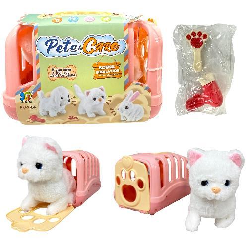 Y 699-85A MASCOTA EN TRANSPORTADORA C/ SONIDO Y MOVIENTO Med. 18x12x13cm