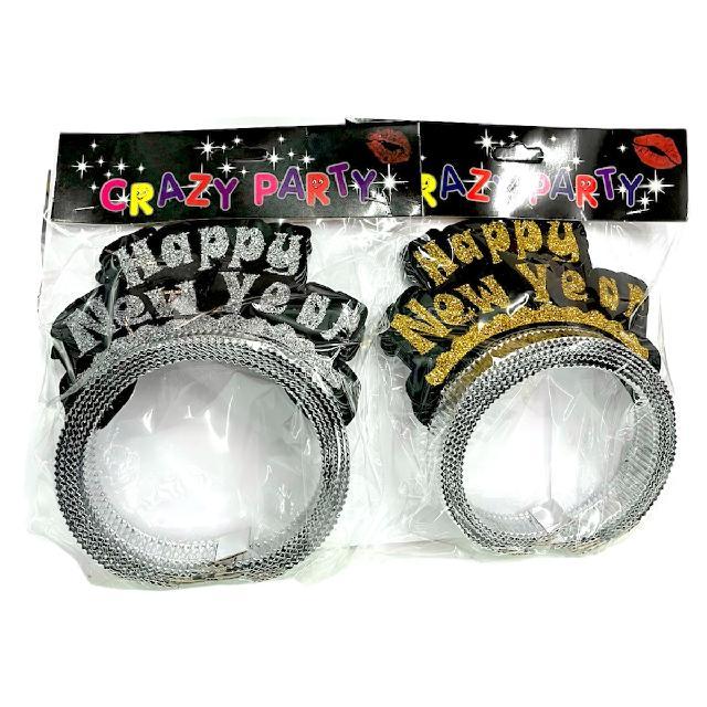 P 25-044 DIADEMA AÑO NUEVO PAQ*6pzs