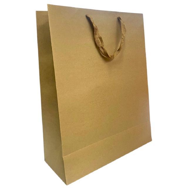 M D2503 BOLSA REGALO PAPEL KRAFT PAQ*12pzs  38x29x12.5cm