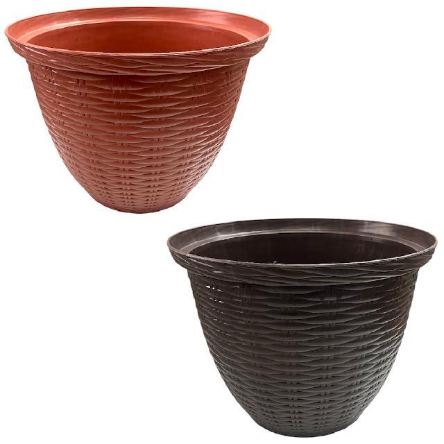 JAM MACETA RATAN #10 35x23.5/43cm