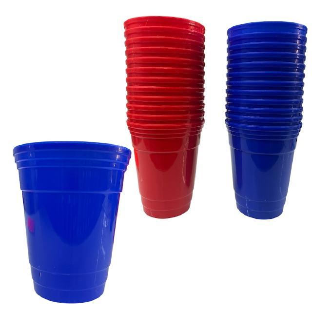 M E6730 VASO PLASTICO 450ml 12cm PAQ* 12pzs
