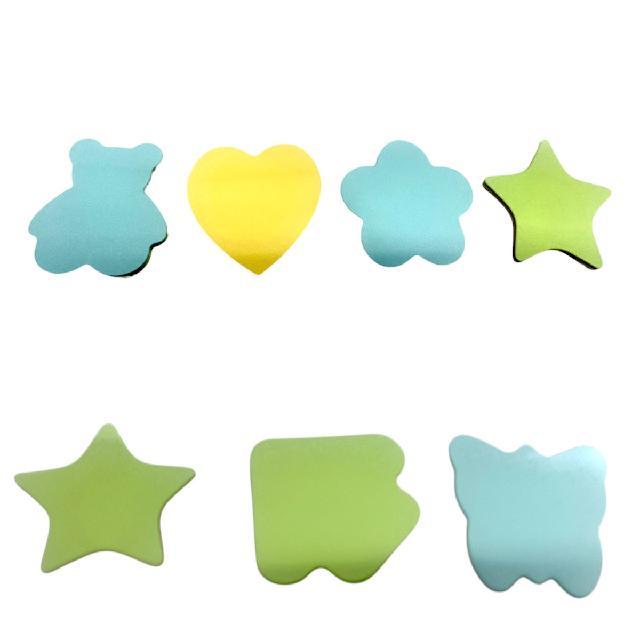 M B1107 POSTIT FIGURA SURTIDA Y COLORES PQT 12 PZAS