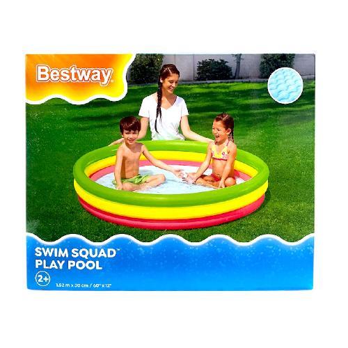 A 51103 ALBERCA INFLABLE REDONDA 1.52x0.30m  3 anillos