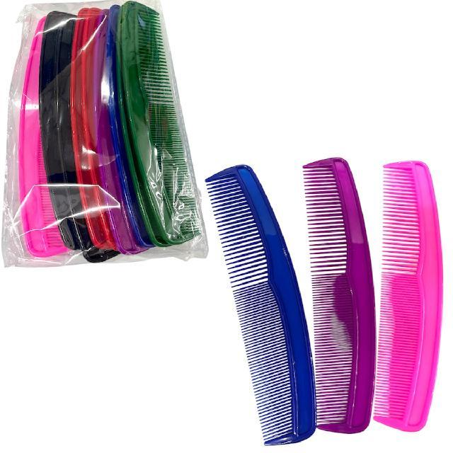 MM G1432 PEINE GRANDE DE PLASTICO PAQ*12pzs 21.5cm