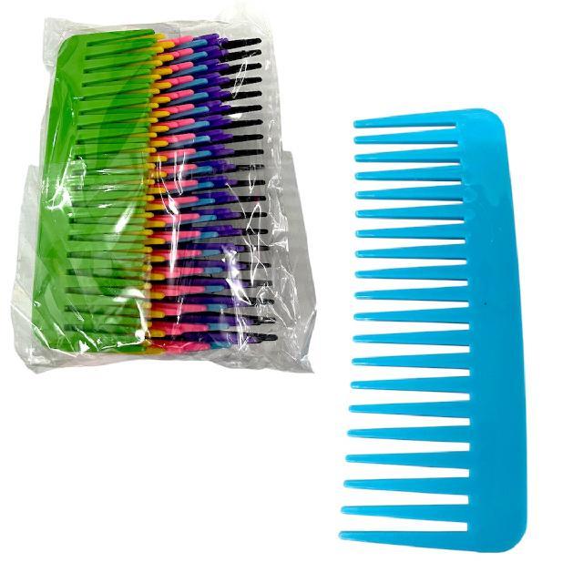MM G1438 PEINE GRANDE DE PLASTICO PAQ*12pzs 15.3cm