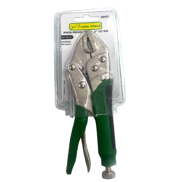 LION 3097 PINZA PRESION 5" RECTA