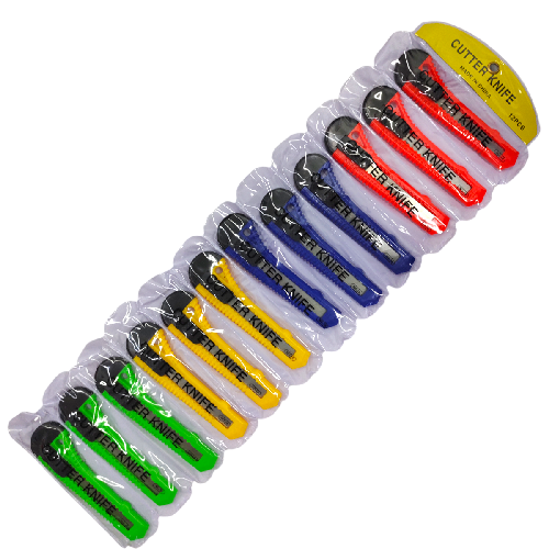 OM ED-4012A CUTTER KNIFE PAQ* 12pzs