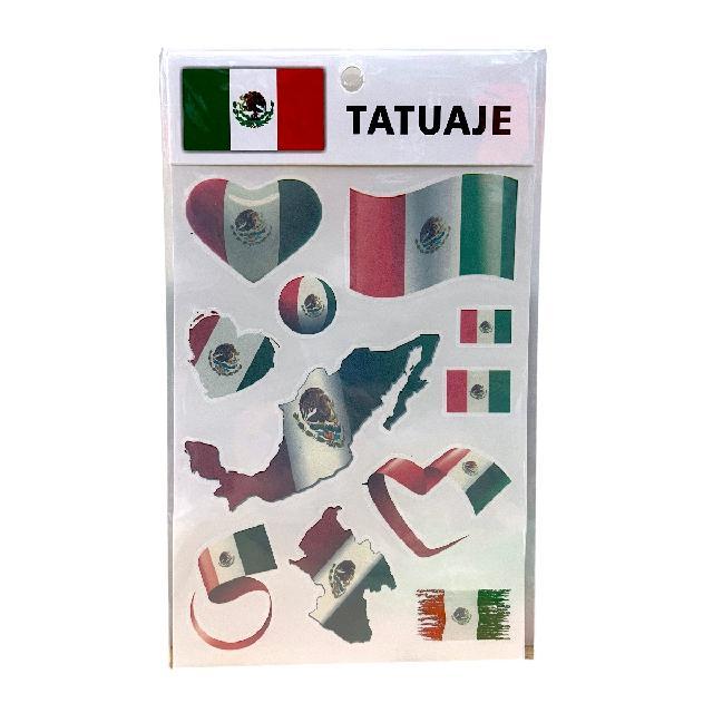 MM V2221 PLANILLA TATUAJE BANDERAS