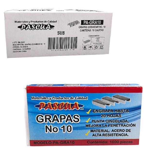 M PASCUA GRAPA NO10 C/1000grapas