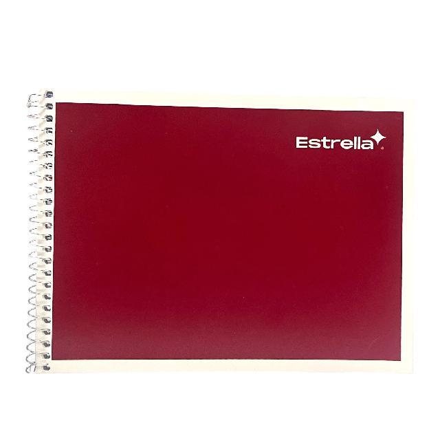 M ESTRELLA LIBRETA ITALIANO ESPIRAL DOBLE RAYA 100h