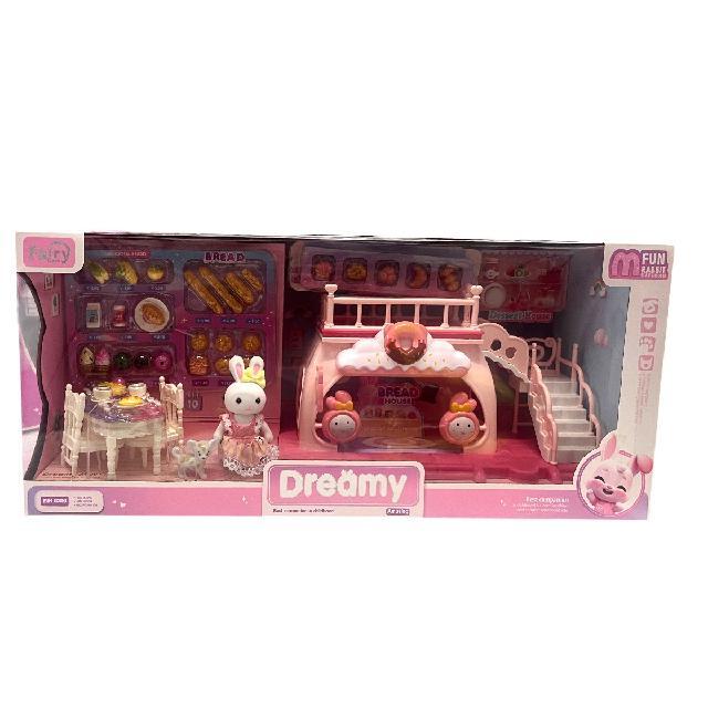 YY 6712 SET DE PANADERIA CONEJITOS Med. Emp. 21.5x50x17cm