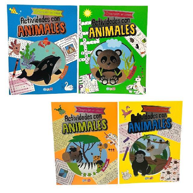 AA 4315 LIBRO ACTIVIDADES CON ANIMALES 21x27cm 32pag