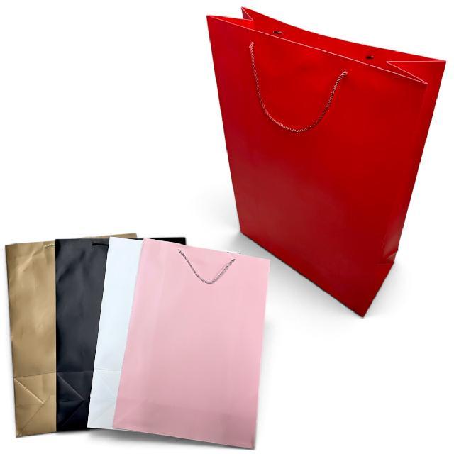 M D2581 BOLSA PAPEL KRAFT JUMBO PAQ*12pxs 42x31x12cm