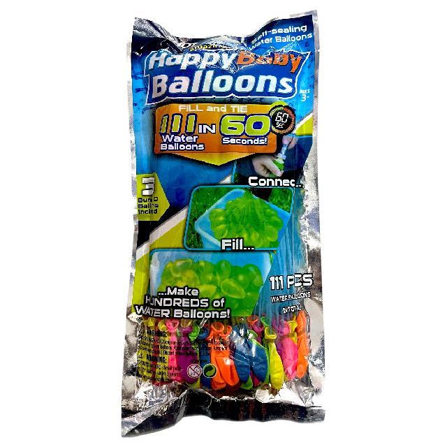 P BALL-02 GLOBO P/ AGUA 111 globitos Med. Emp. 31*14.5cm