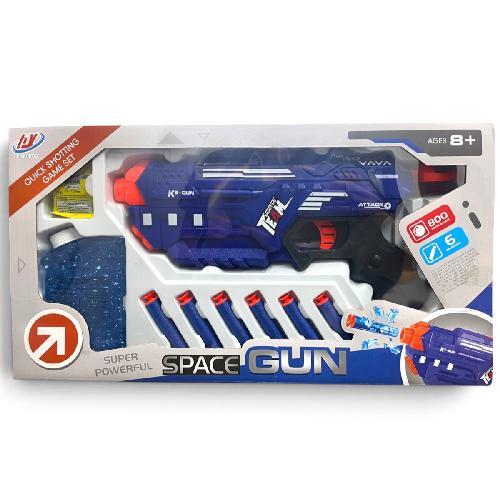 YY 527 PISTOLA DARDOS E HIDROGEL SPACE GUN SUPER Med. Emp. 22.6x6x42.5cm