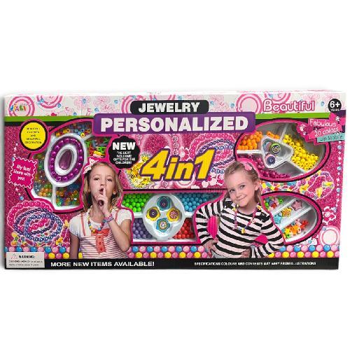 YY 868-16 JUEGO PARA HACER PULSERAS 4 EN 1 Med. Emp. 30x4.5x65cm