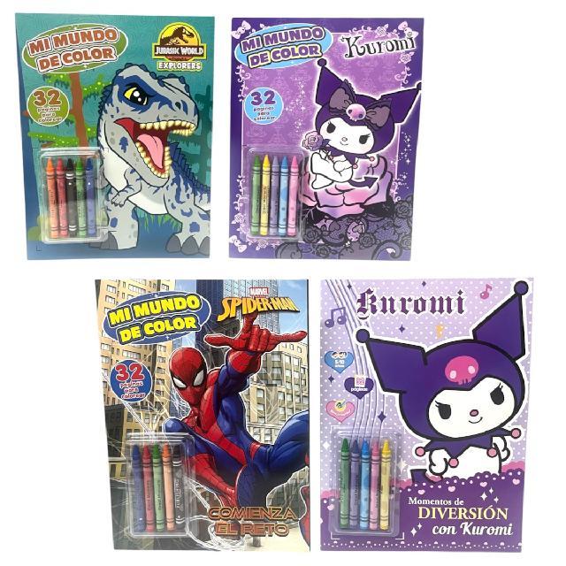 AA LIBRO COLOREAR 32pag C/ CRAYOLA