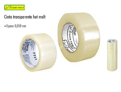 LION 7732 CINTA TRANSPARENTE 48mm x 150 m PAQ 6pzs