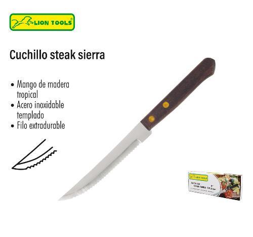 LION 8043 CUCHILLO STEAK SIERRA 4" Precio Unitario