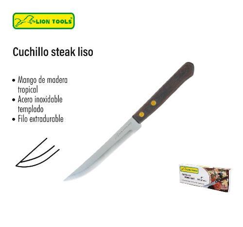 LION 8044 CUCHILLO STEAK LISO 4" Precio Unitario