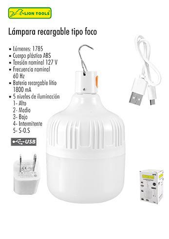 LION 2872 LAMPARA RECARGABLE 21W