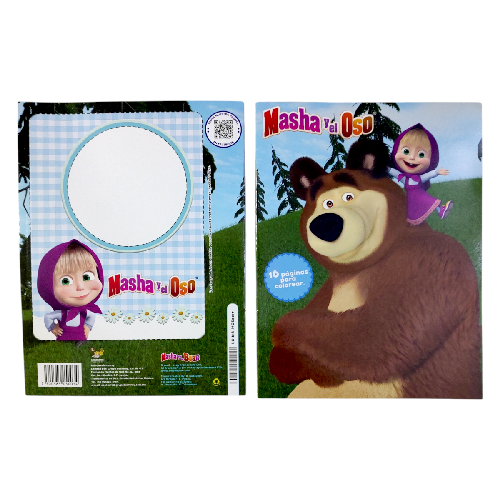 A LC-1618 LIBRO PARA COLOREAR MARSHA Y EL OSO 16 PAG