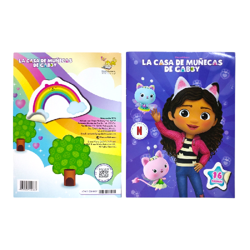 A LC1622 LIBRO PARA COLOREAR LA CASA DE MUÑECAS DE GABI 16 PAG