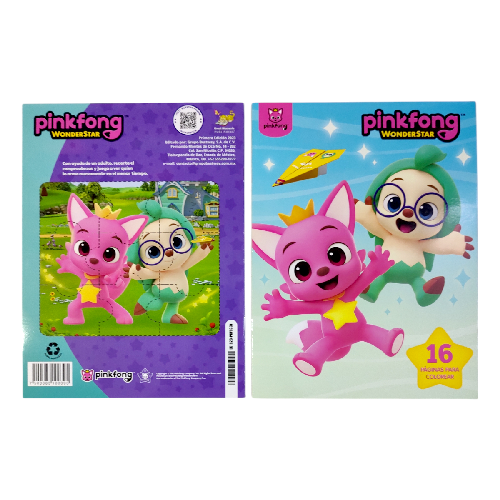 A LC1623 LIBRO PARA COLOREAR PINKFONG 16 PAG