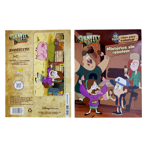 A LC1619 LIBRO PARA COLOREAR GRAVITY FALLS 16PAG