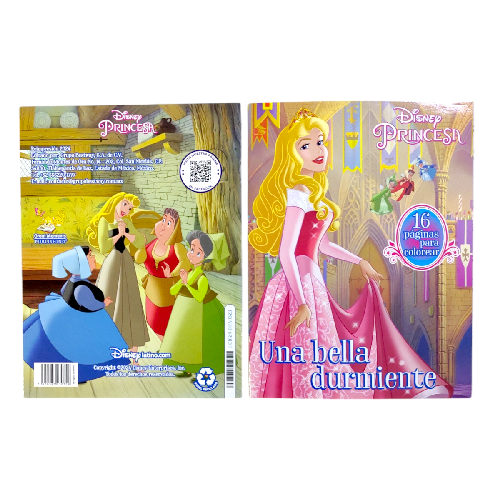 A LC-1620 LIBRO PARA COLOREAR BELLA DURMIENTE 16 PAG