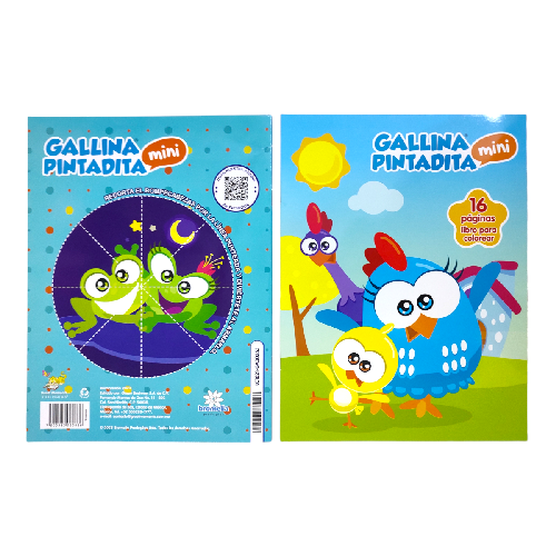 A LC-1621 LIBRO DE COLOREAR GALLINA PINTADITA 16 PAG
