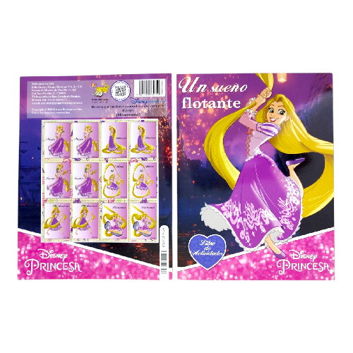 A 1254 LIBRO PARA COLOREAR RAPUNZEL 16PAG