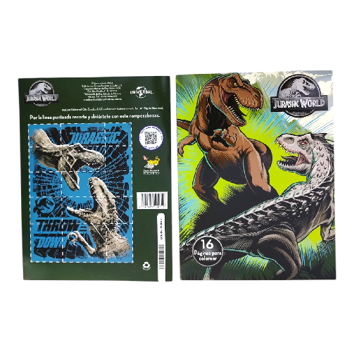 A LC1619 LIBRO PARA COLOREAR JURASSIC WORLD 16 PAG