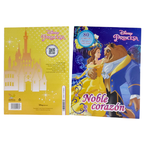 A LC8021 LIBRO PARA COLOREAR BELLA Y BESTIA 80PAG