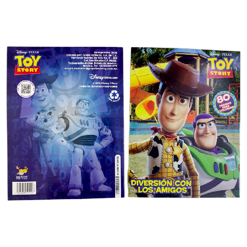 A LC8021 LIBRO PARA COLOREAR TOY STORY 80PAG