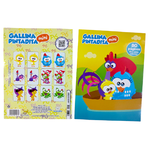 A LC8021 LIBRO PARA COLOREAR GALLINA PINTADITA 80PAG