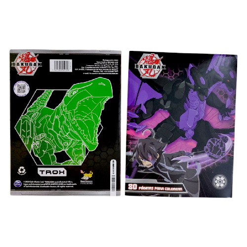 A LC8020 LIBRO PARA COLOREAR BAKUGAN 80PAG