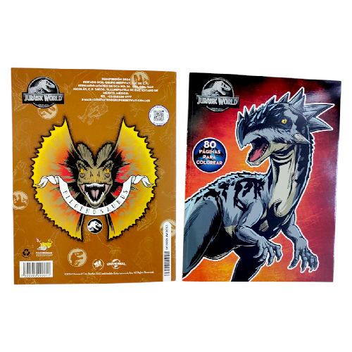 A LC8021 LIBRO PARA COLOREAR JURASSIC WORLD 80 PAG