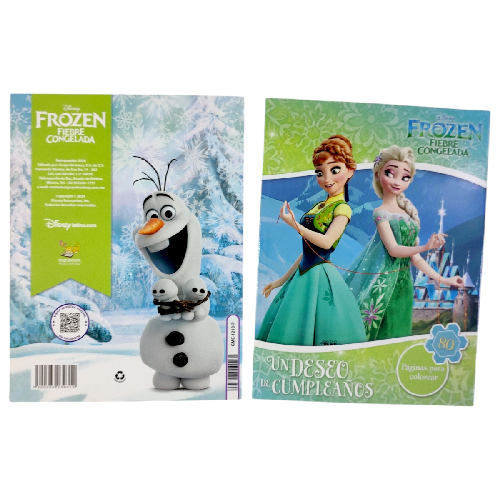 A 1213 LIBRO PARA COLOREAR FROZEN 80PAG
