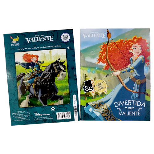A 1302 LIBRO PARA COLOREAR VALIENTE 80PAG