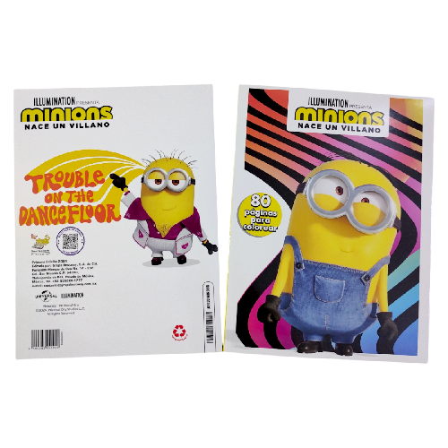 A LC8022 LIBRO PARA COLOREAR MINNIONS 80PAG